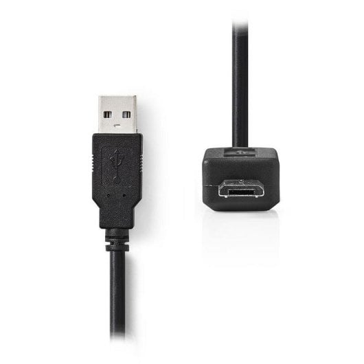 Cable USB Nedis CCGL60500BK20 2 m USB A a Micro-USB B Negro