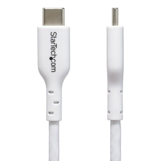 Câble USB-C StarTech.com USB2CC1MNCWHE 1m 60W 3A PD Blanc charge rapide
