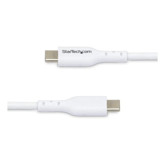 Câble USB-C StarTech.com USB2CC1MNCWHE 1m 60W 3A PD Blanc charge rapide