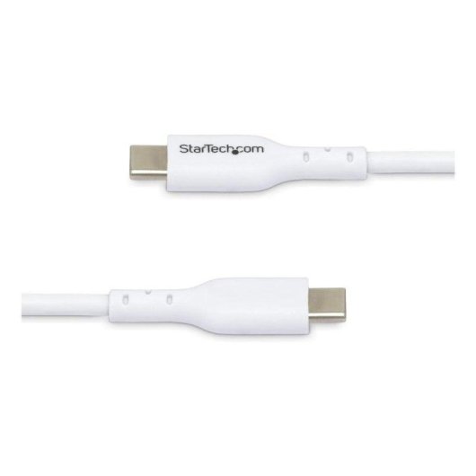 Cavo USB-C StarTech USB2CC1MNCWHE 1 m 60W 3A Bianco Carica e Dati