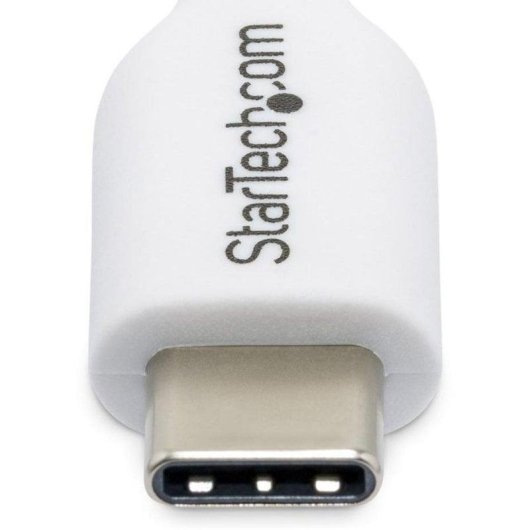 Cavo USB-C StarTech USB2CC1MNCWHE 1 m 60W 3A Bianco Carica e Dati