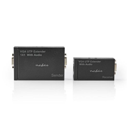 Extensor AV Nedis CREP5930BK VGA e Áudio até 300 m Cat5e/6