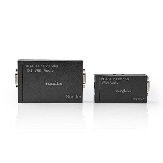 Extensor AV Nedis CREP5930BK VGA e Áudio até 300 m Cat5e/6