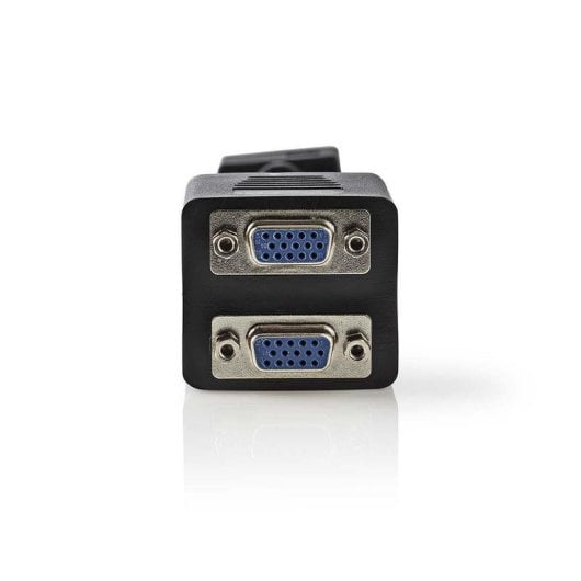 Cabo VGA Nedis CCGP59120BK02 0,20 m macho para 2 VGA fêmea preto