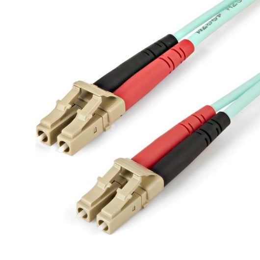 Cable de fibra óptica Startech 450FBLCLC1 OM4 LC/LC dúplex 1 m LSZH Aqua