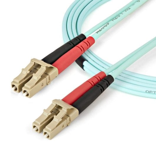 Cable de fibra óptica Startech 450FBLCLC1 OM4 LC/LC dúplex 1 m LSZH Aqua