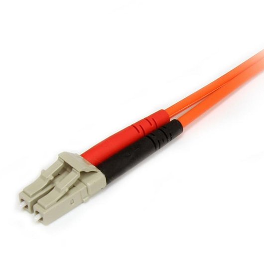 Cabo fibra óptica StarTech FIBLCSC1 multimodo duplex LC-SC 1 m LSZH laranja