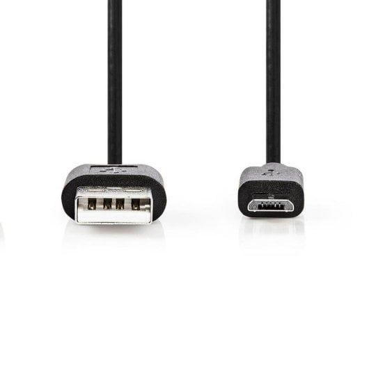 Cabo USB NEDIS CCGP60500BK50 5 m USB A Micro-USB B Preto