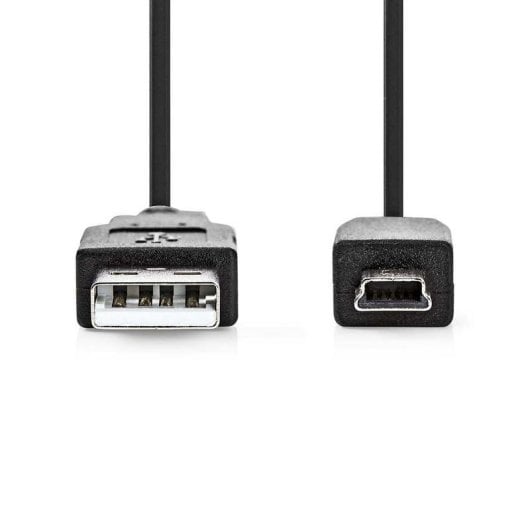 Cable USB Nedis CCGL60300BK20 2 m USB 2.0 Mini-USB B Negro