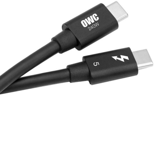 Cavo OWC OWCCBLTB5C1.0M Thunderbolt 5 80 Gb/s USB-C 1 m Nero PowerDelivery 240 W