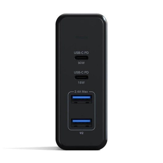 Caricatore Satechi ST-TC108WM USB-C PD 108W 2xUSB-C 2xUSB-A Nero Grigio