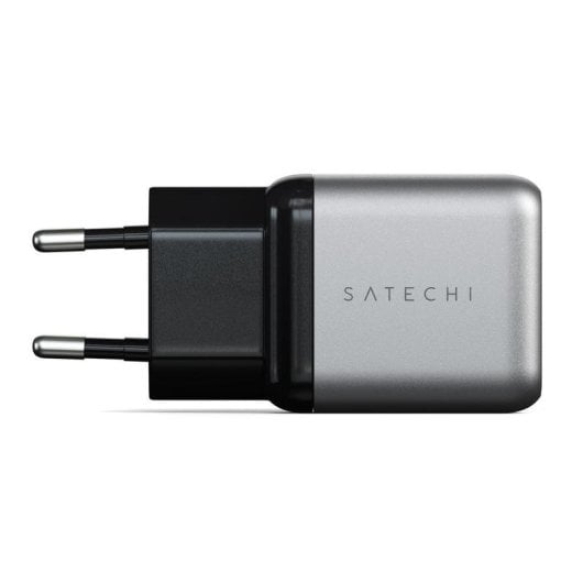 Chargeur Satechi ST-UC30WCM-EU USB-C 30W GaN Power Delivery Noir Argent