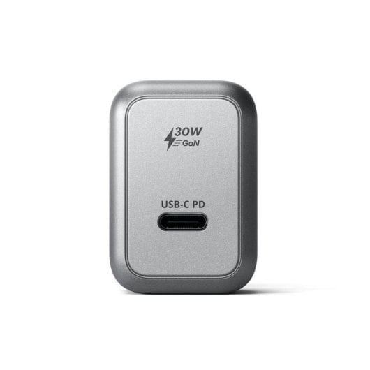 Chargeur Satechi ST-UC30WCM-EU USB-C 30W GaN Power Delivery Noir Argent