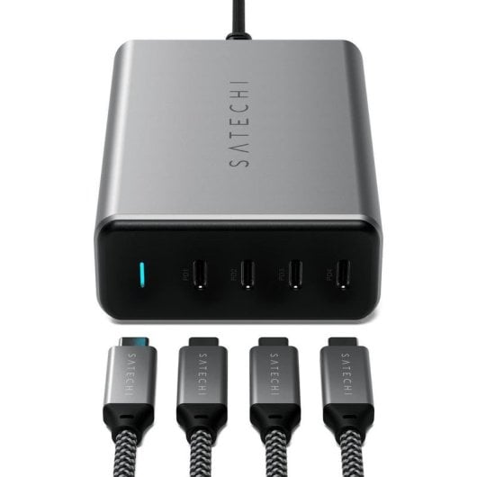 Caricatore Satechi ST-UC165GM-EU USB-C 165W GaN 4 Porte Ricarica Rapida