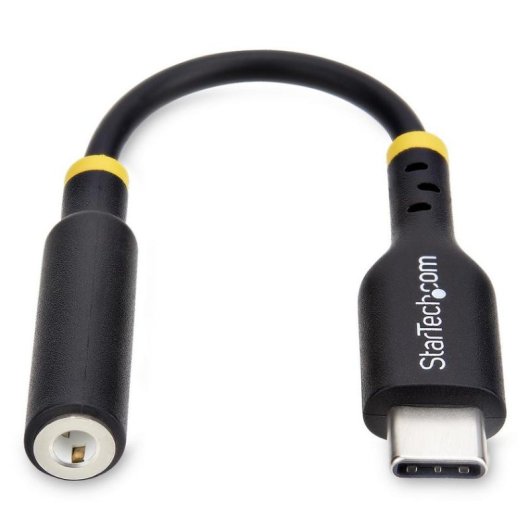 Adaptateur audio StarTech.com USBCAUDIO2 USB-C vers jack 3,5 mm 32 bits 0,14 m noir