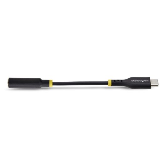 Adaptateur audio StarTech.com USBCAUDIO2 USB-C vers jack 3,5 mm 32 bits 0,14 m noir