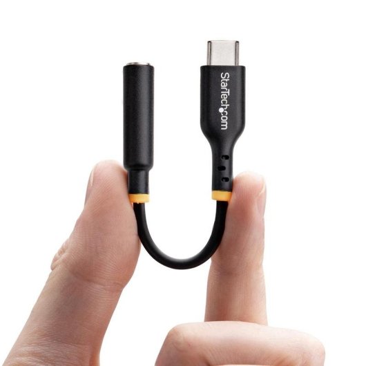Adaptateur audio StarTech.com USBCAUDIO2 USB-C vers jack 3,5 mm 32 bits 0,14 m noir