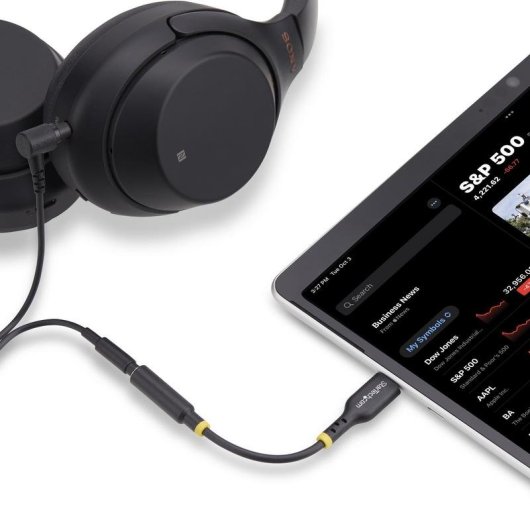 Adaptateur audio StarTech.com USBCAUDIO2 USB-C vers jack 3,5 mm 32 bits 0,14 m noir