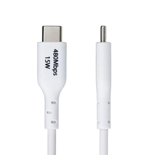 Câble USB Startech USB2AC1MNCWHE USB-A vers USB-C 2.0 1m 3A Blanc