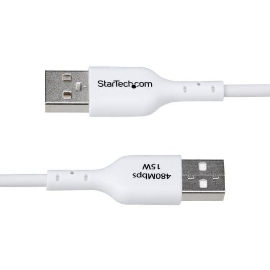 Câble USB Startech USB2AC1MNCWHE USB-A vers USB-C 2.0 1m 3A Blanc