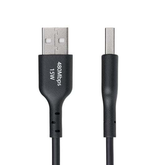 Câble USB Startech USB2AC1MNC USB-A vers USB-C 1m Charge Rapide 3A Noir