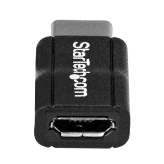 Adaptador USB-C a Micro USB Startech Macho a Hembra Negro