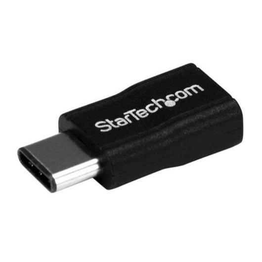 Adaptador USB-C a Micro USB Startech Macho a Hembra Negro