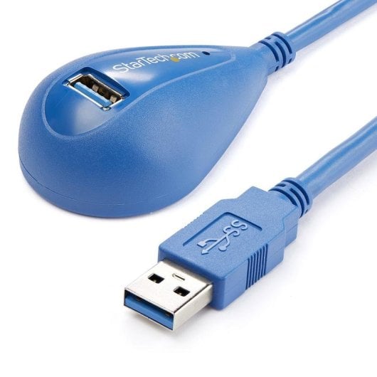 Cabo USB StarTech USB3SEXT5DSK extensão 1,5m USB 3.2 Gen 1 A-A Azul
