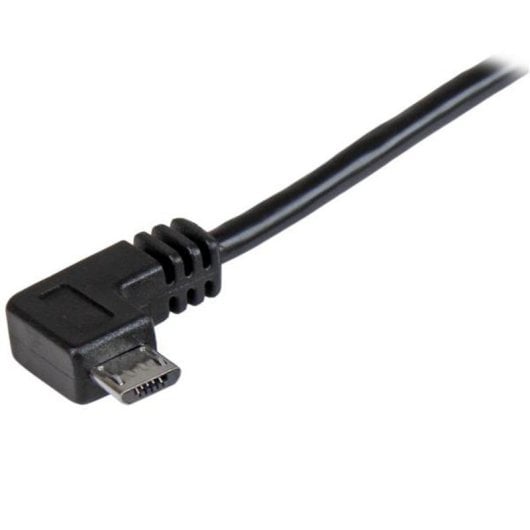 Cable USB Startech USBAUB1MRA Micro-USB B acodado derecha 1 m negro