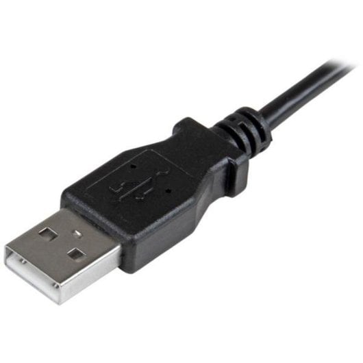 Cable USB Startech USBAUB1MRA Micro-USB B acodado derecha 1 m negro