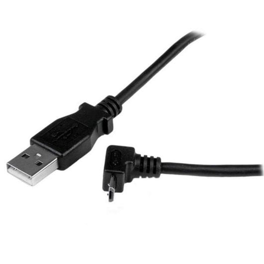Câble USB Startech USBAUB2MU 2m A Mâle vers Micro USB B Mâle Coudé Vers le Haut