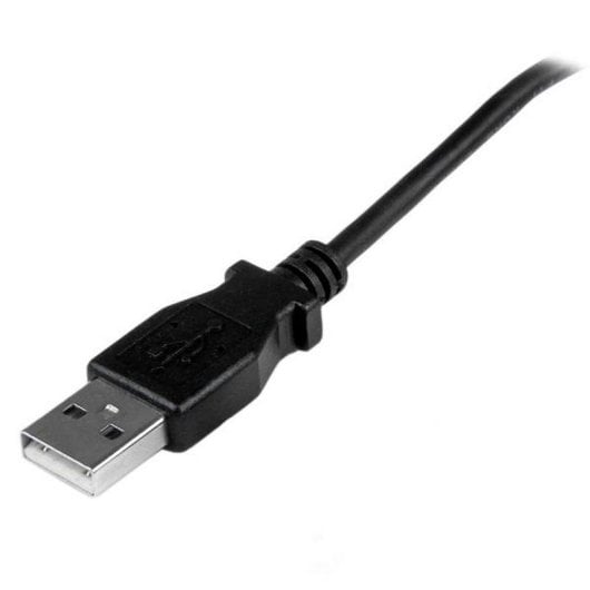 Câble USB Startech USBAUB2MU 2m A Mâle vers Micro USB B Mâle Coudé Vers le Haut
