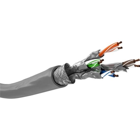 Cabo de Rede Goobay 96095 Cat6a S/FTP LSZH 305m Cinzento