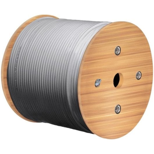 Cabo de Rede Goobay 96095 Cat6a S/FTP LSZH 305m Cinzento