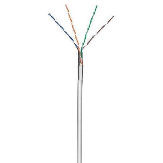 Cable de red Goobay 68708 Cat5e F/UTP 100 m gris