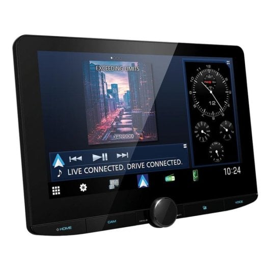 Récepteur multimédia Kenwood DMX9724XDS 10.1" tactile Bluetooth Wi-Fi CarPlay Android Auto