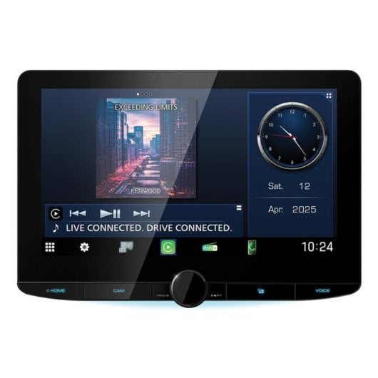 Récepteur multimédia Kenwood DMX9724XDS 10.1" tactile Bluetooth Wi-Fi CarPlay Android Auto