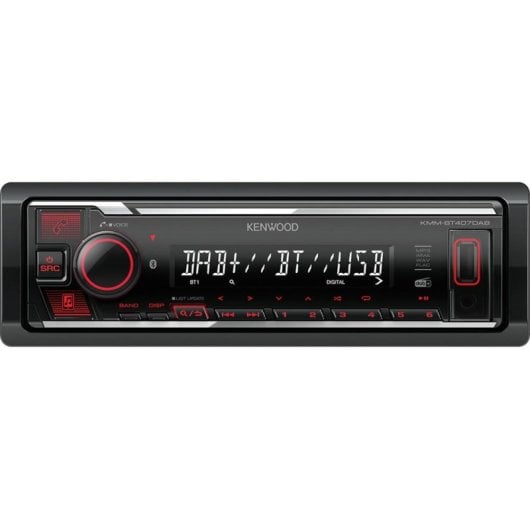 Autoradio Kenwood KMM-BT407DAB 1 DIN Bluetooth DAB+ USB LCD Noir