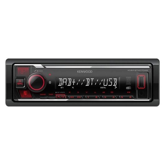 Autoradio Kenwood KMM-BT407DAB 1 DIN Bluetooth DAB+ USB LCD Noir