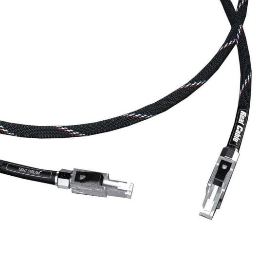 Câble réseau Real Cable EIGHT_STREAM/1M00 S/FTP CAT 8 1 m RJ45