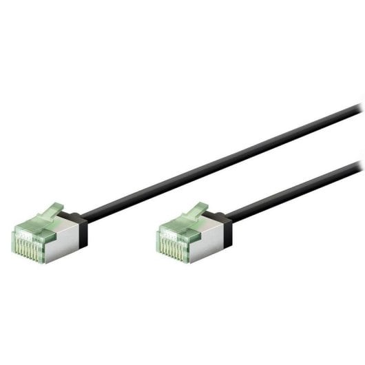 Cable de red Goobay 74352 Cat 8.1 0,5 m ultraflexible blindado negro