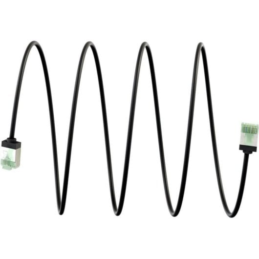 Cable de red Goobay 74351 Cat 8.1 0,25 m ultraflexible negro