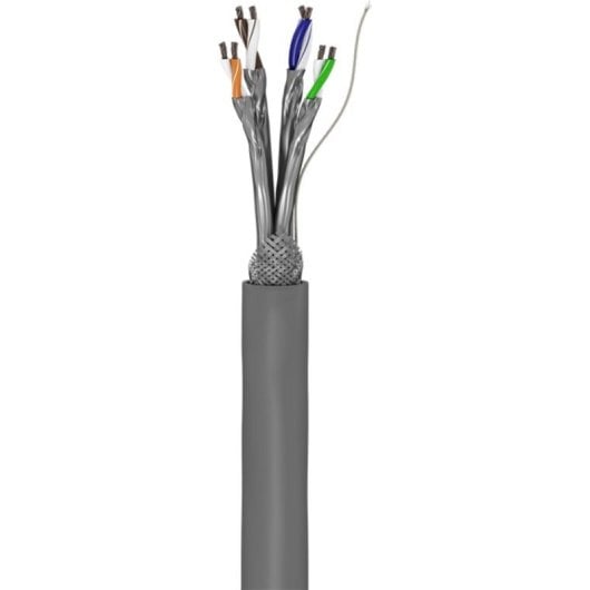 Cable de red Goobay 93953 Cat 6 S/FTP 100 m gris