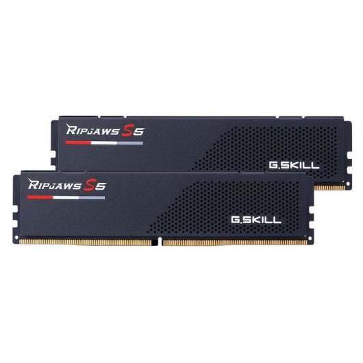 Memória RAM G.Skill Ripjaws S5 F5-5600J3636D32GX2-RS5K 64GB 2x32GB DDR5 5600MHz CL36 XMP Preto