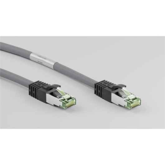 Cable de red Goobay 55137 Cat 8.1 S/FTP 2 m gris con conectores RJ-45 oro