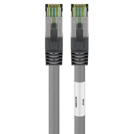Cable de red Goobay 55138 Cat 8.1 S/FTP 3 m gris conectores RJ-45