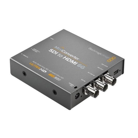 Convertisseur de signal Blackmagic Design CONVMBSH4K6G UHD 4K SDI vers HDMI Gris
