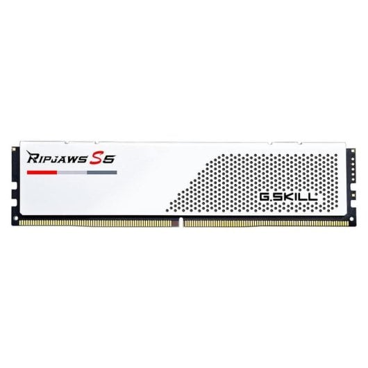 Memoria RAM G.Skill Ripjaws S5 F5-6000J3040F16GX2-RS5W 32GB 2x16GB DDR5 6000MHz CL30 XMP Bianco