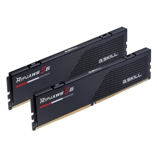 Memória RAM G.Skill Ripjaws F5-6000J3238G32GX2-RS5K 64GB 2x32GB DDR5 6000MHz CL32 XMP Dissipador Preto