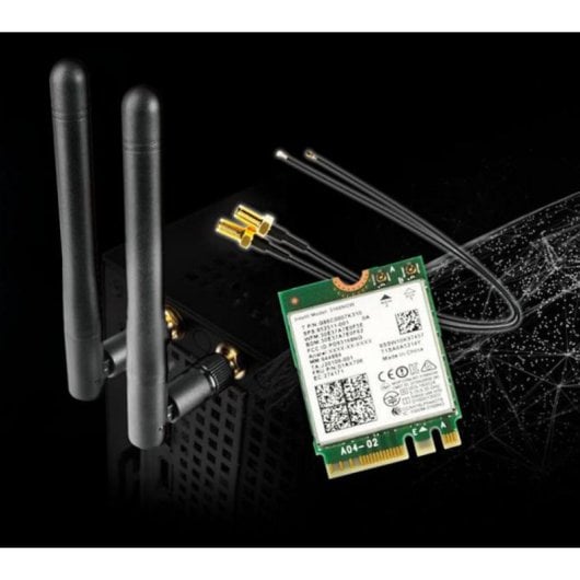 Netzwerkkarte ASRock DeskMini WiFi Kit M.2 WLAN Bluetooth Externe Antenne